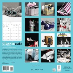 Alternative view of Classic Cats 2026 Square Wall Calendar
