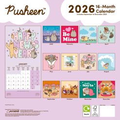 Alternative view of Pusheen 2026 Square Wall Calendar