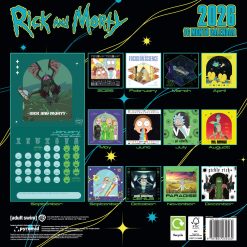 Alternative view of Rick & Morty 2026 Square Wall Calendar
