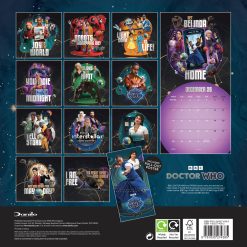 Alternative view of Doctor Who The 15th Doctor 2026 Square Wall Calendar