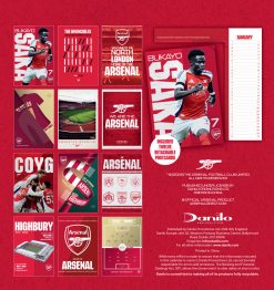 Alternative view of Arsenal 2026 Single View Desk Easel Calendar