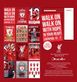 Alternative view of Liverpool FC 2026 Single View Desk Easel Calendar