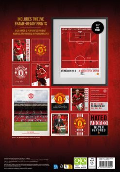 Alternative view of Manchester United FC 2026 A3 Deluxe Wall Calendar