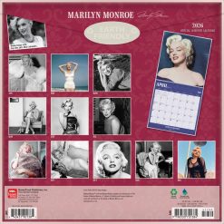 Alternative view of Marilyn Monroe OFFICIAL | 2026 12 x 24 Inch (Hanging) Monthly Square Wall Calendar | Foil Stamped Cover | Plastic-Free | BrownTrout | USA American Actress Celebrity