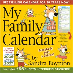 Sandra Boynton's 17-Month 2026-2027 My Family Square