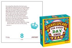 Alternative view of Shakespeare for Every Day of the Year 2027 Boxed