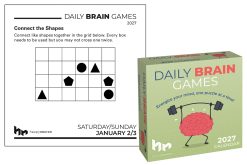 Alternative view of Daily Brain Games 2027 Boxed
