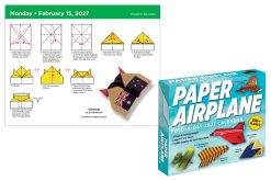 Alternative view of Paper Airplane 2027 Fold-A-Day Boxed