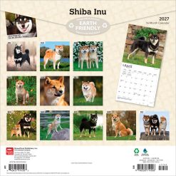 Alternative view of Shiba Inu 2027 Square Wall Calendar