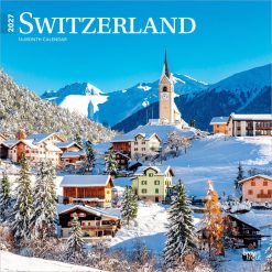 Switzerland 2027 Square Wall Calendar