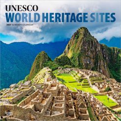 UNESCO World Heritage Sites 2027 FOIL Square Wall Calendar