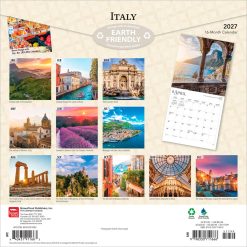 Alternative view of Italy 2027 Square Wall Calendar