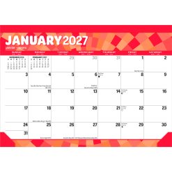 Large Print 2027 Desk Pad