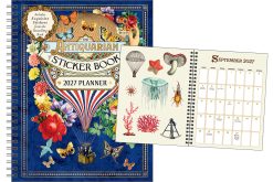 Antiquarian Sticker Book 2027 Monthly/Weekly Planner Diary