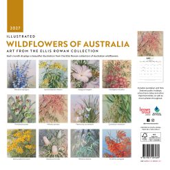 Alternative view of Illustrated Wildflowers of Australia 2027 Square Wall Calendar