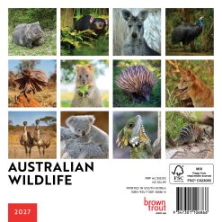 Alternative view of Australian Wildlife 2027 Mini Square Wall Calendar