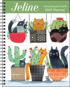 Alternative view of Feline 2027 Monthly/Weekly Planner Diary