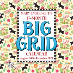 Mary Engelbreit's Big Grid 17m Planner 2027 Square