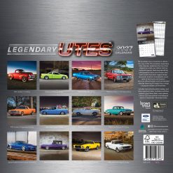 Alternative view of Legendary Utes 2027 Square Wall Calendar
