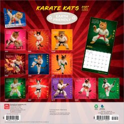 Alternative view of Karate Kats 2027 Square Wall Calendar