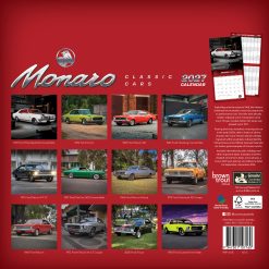 Alternative view of Classic Monaros 2027 Square Wall Calendar