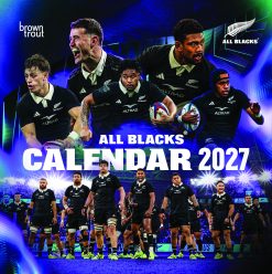 All Blacks 2027 Square Wall Calendar