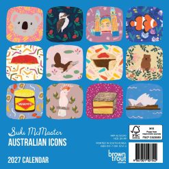 Alternative view of Australian Icons 2027 Mini Square Wall Calendar