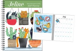 Feline 2027 Monthly/Weekly Planner Diary