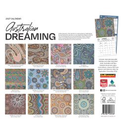 Alternative view of Australian Dreaming 2027 Square Wall Calendar