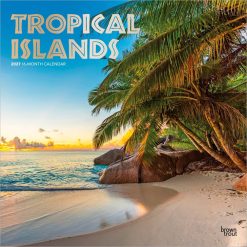 Tropical Islands 2027 FOIL Square Wall Calendar