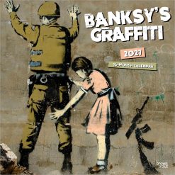 Banksy's Graffiti 2027 Square