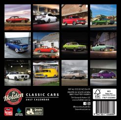 Alternative view of Classic Holden Cars 2027 Mini Square Wall Calendar