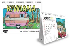 Kiwiana 2027 Double View Desk Easel Calendar