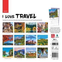 Alternative view of I Love Travel 2027 Square