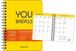 You Are a Badass Deluxe Organizer 17-Month 2026-2027 Weekly/Monthly Planner Diary