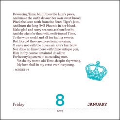 Alternative view of Shakespeare for Every Day of the Year 2027 Boxed