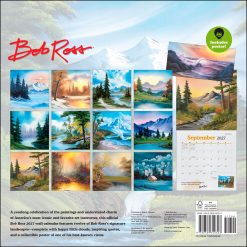 Alternative view of Bob Ross 2027 Square Wall Calendar