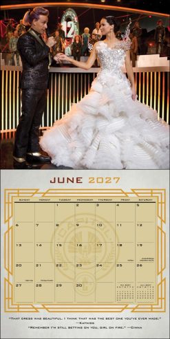 Hunger Games 2027 Square Wall Calendar - Image 3