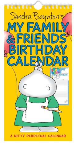 Sandra Boynton's My Family & Friends Birthday Perpetual