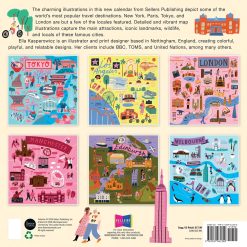 Alternative view of Drawn to Travel: Illustrated Cities of the World 2027 Square
