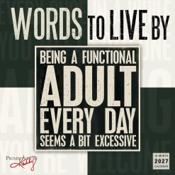 Words to Live By 2027 Square