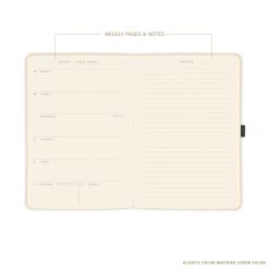 Alternative view of Black 6 x 8 Vegan Leather 2027 Planner