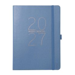 Blue 6 x 8 Vegan Leather 2027 Planner