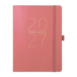 Mauve 6 x 8 Vegan Leather 2027 Planner