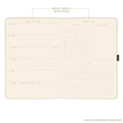 Alternative view of Blue 8 x 10 Vegan Leather 2027 Planner