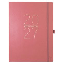 Mauve 8 x 10 Vegan Leather 2027 Planner