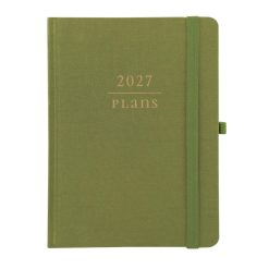 Sage 6 x 8 Fabric Bound 2027 Planner