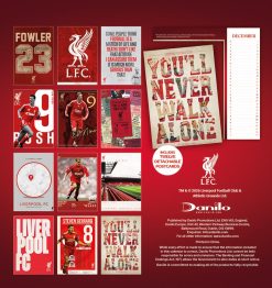 Alternative view of Liverpool FC 2027 Desk Easel Calendar