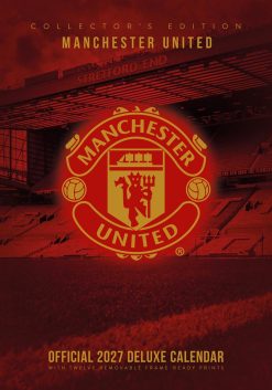 Manchester United FC 2027 A3 Deluxe Wall Calendar