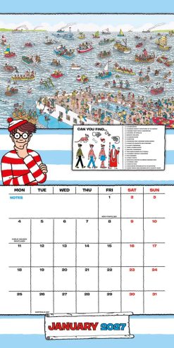 Where's Wally 2027 Square Wall Calendar - Image 3
